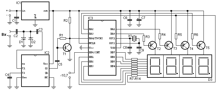 Частотомер до 1 GHz